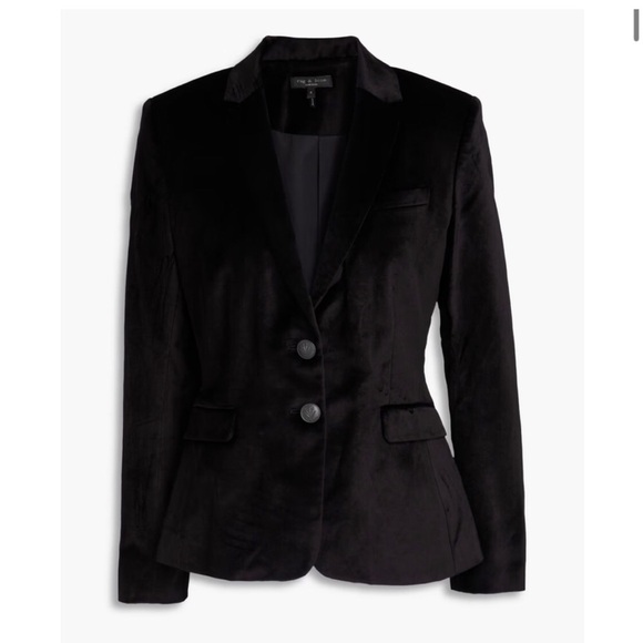 rag & bone Jackets & Blazers - Rag & Bone Razor Velvet Blazer